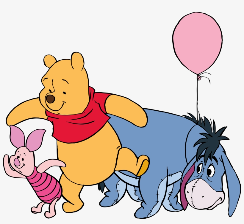 Winnie The Pooh Is Turning - Room Mates Winnie The Pooh Eeyore Giant Wall Decal, transparent png