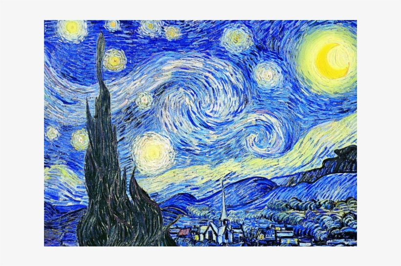 Vincent Van Gogh - Van Gogh Nuit Etoilee, transparent png