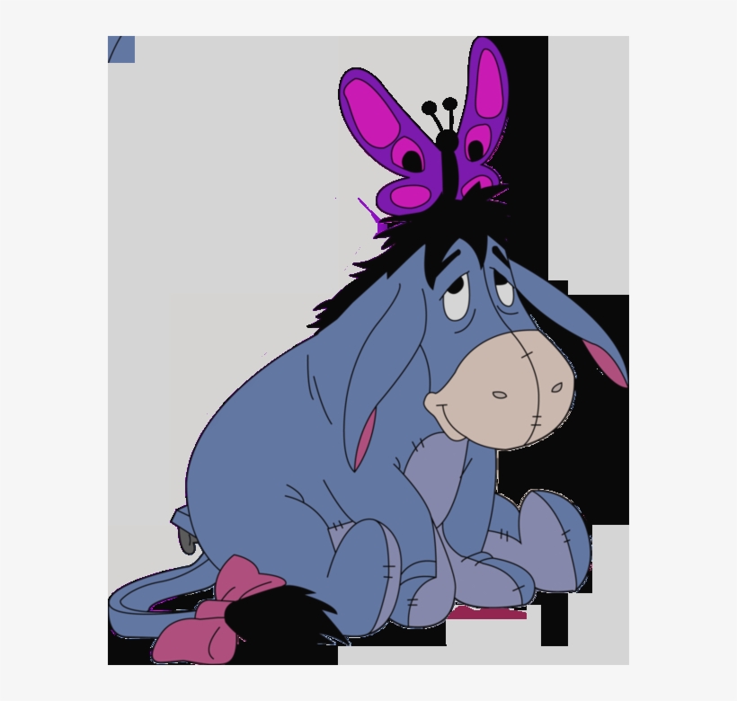 Eeyore Clipart Eeyore Clip Art - Winnie The Pooh Glitter, transparent png