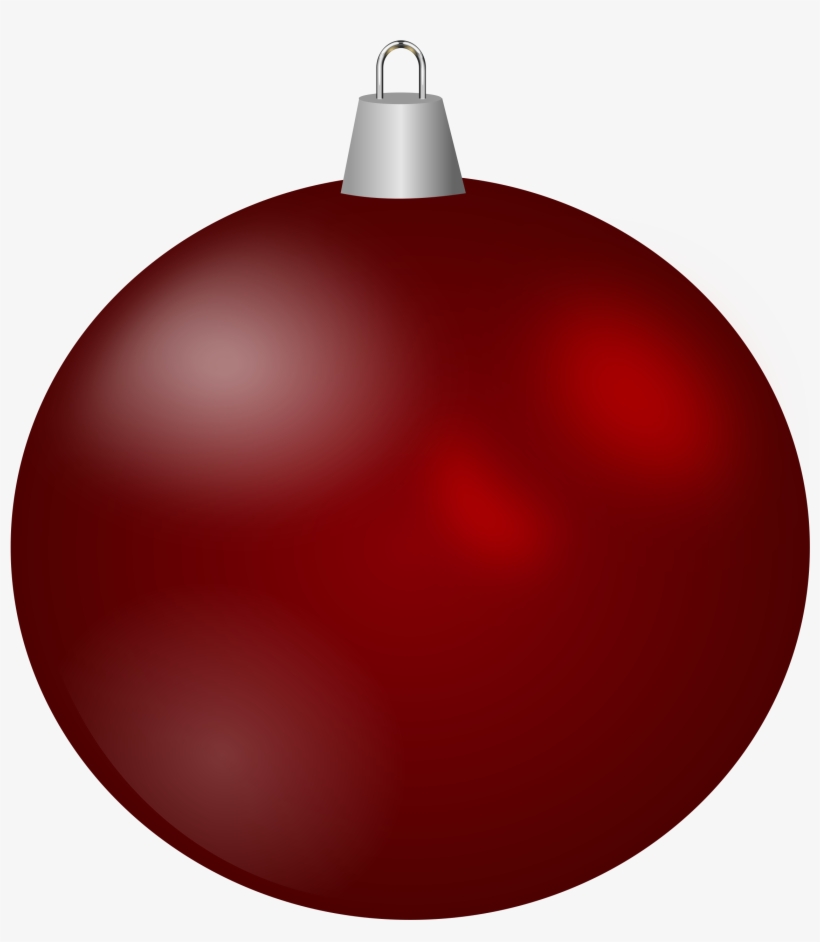 Clipart Christmas Ball - Christmas Ball Clipart Red, transparent png