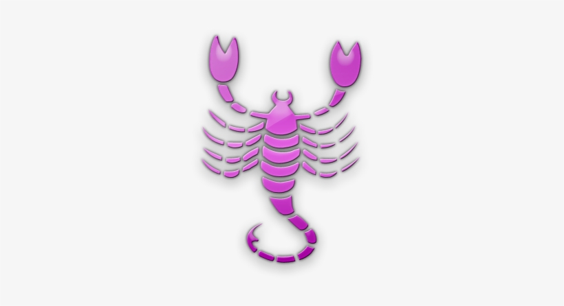 Scorpio Clipart Scorpion Animal - Scorpio Png Pink, transparent png
