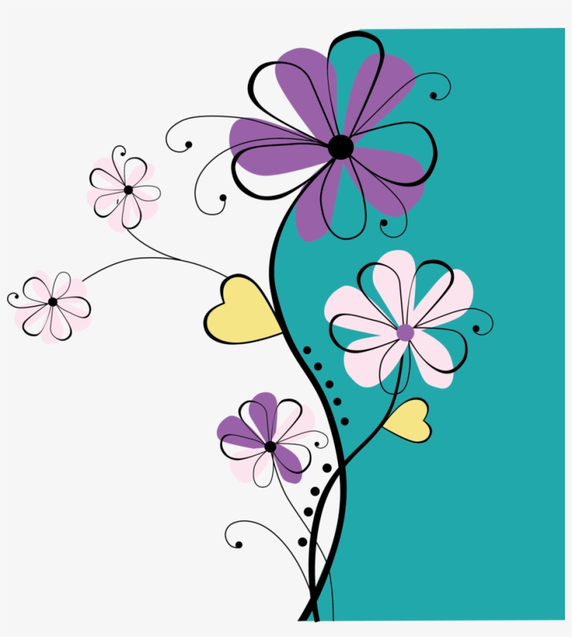 Fantasy Flowers 5 Paint By Number Mural - Mural, transparent png