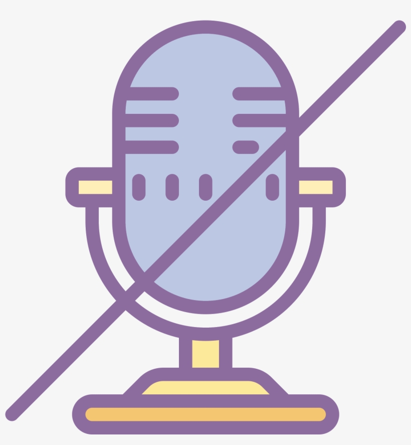Brak Mikrofonu Icon - Microphone, transparent png