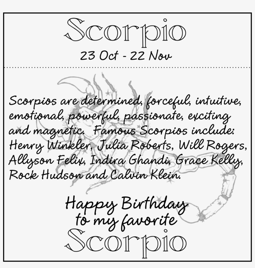Scorpio Birthday - Birthday Wishes For Gemini Girl, transparent png