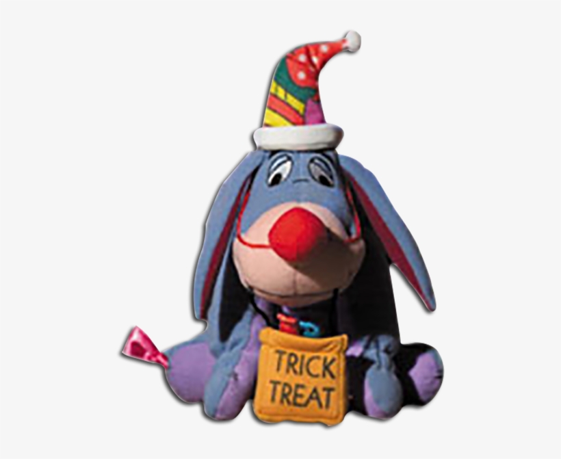 Halloween Eeyore Plush Clown Disney Stuffed Animal - Stuffed Toy, transparent png