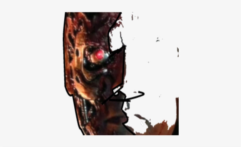 Download Transparent Terminator Face Png Terminator Face Effect Png