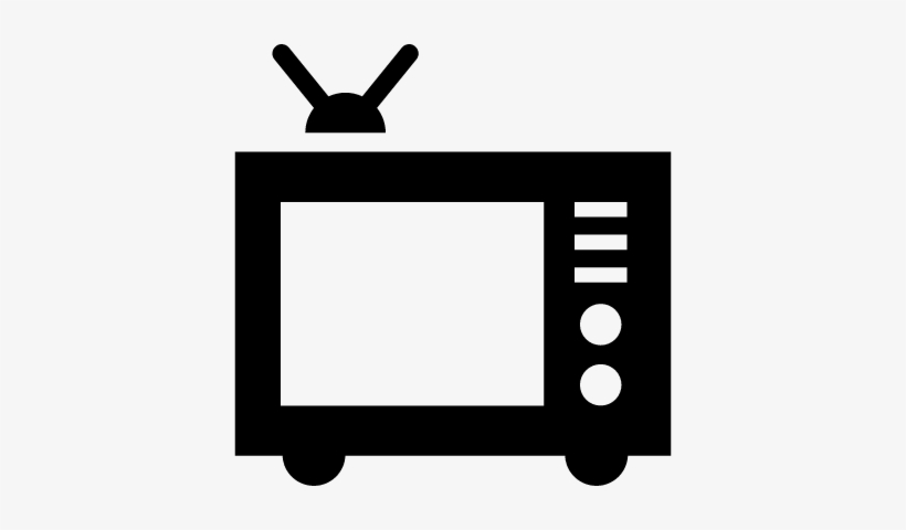 Old Television Vector - Television, transparent png