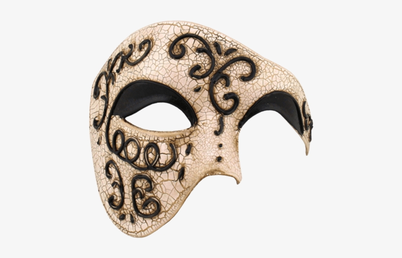 Phantom Of The Opera Masquerade Mask, transparent png