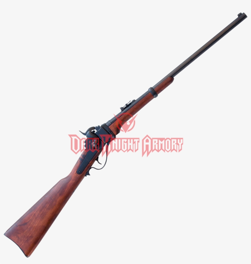 Civil War Black Sharps Carbine Rifle, transparent png