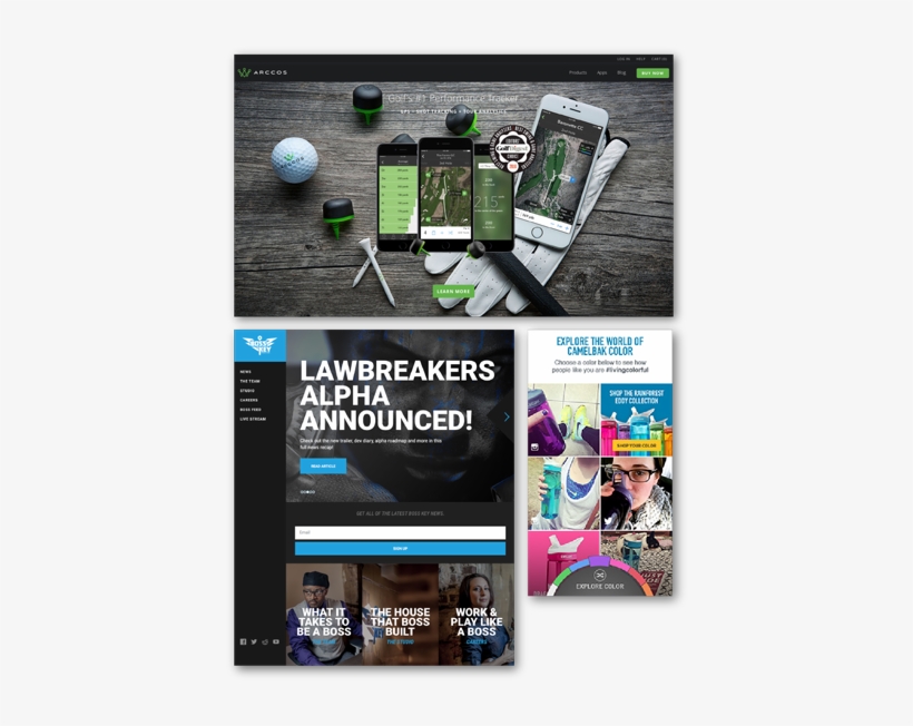 Digital Surgeons Web Design Landing Page For Arccos,, transparent png