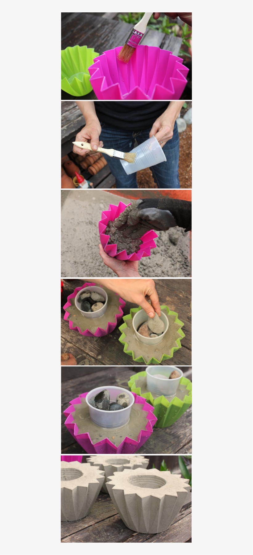 Diy Concrete Planters, transparent png