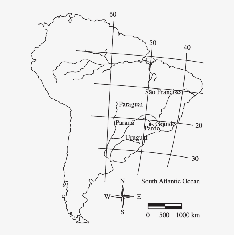 Map Of South America, transparent png