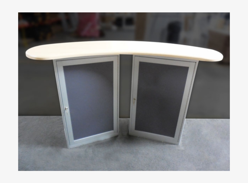 Linear Double Reception Counter, transparent png