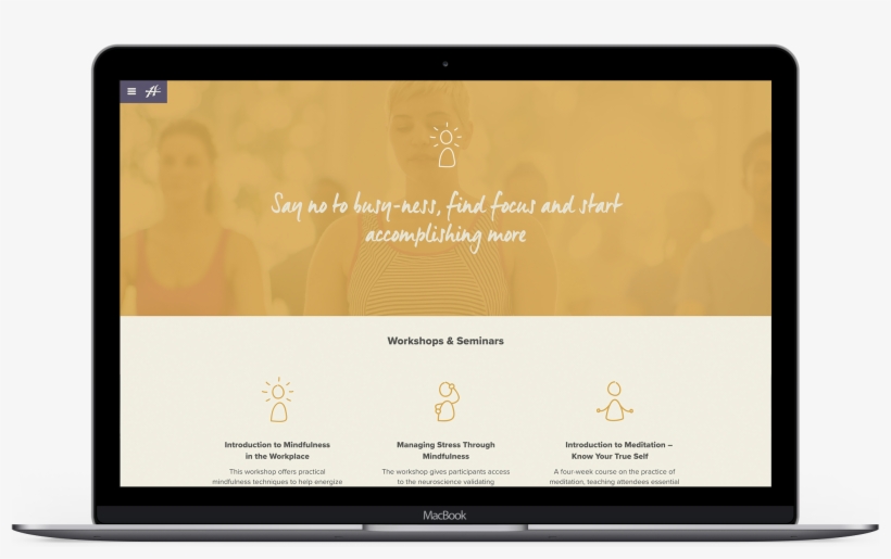 Hollister Mindfulness Laptop, transparent png