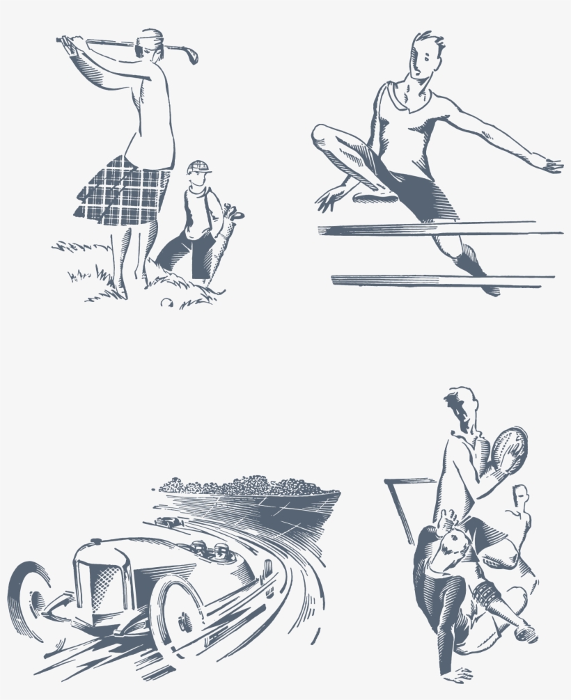 Art Deco Illustrations And Ornaments, Vectorized From, transparent png