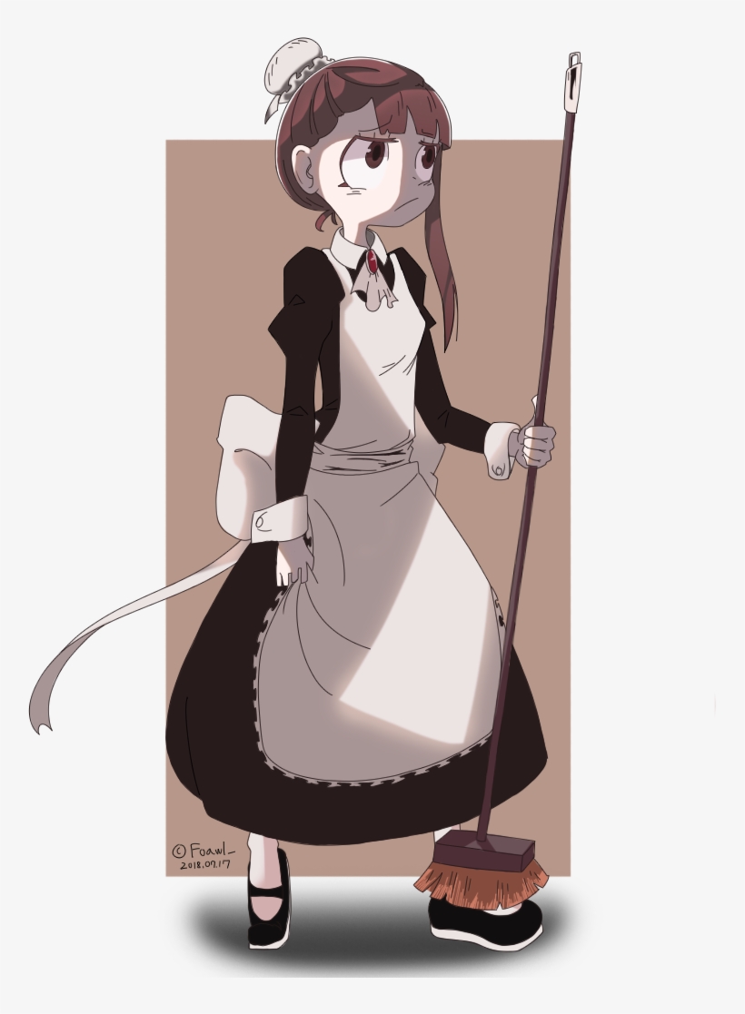 Maid Akko, transparent png