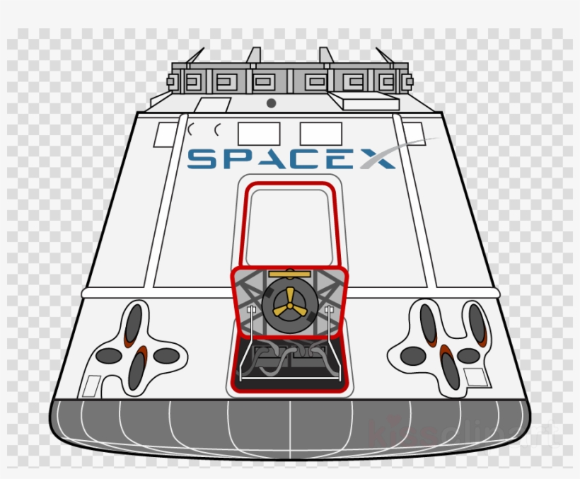 Dragon Capsule Png Clipart Spacex Dragon Spacecraft, transparent png