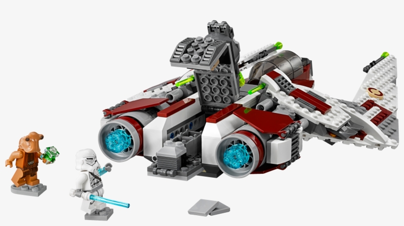 Lego Star Wars 75051 Jedi Scout Fighter With Jek-14, transparent png