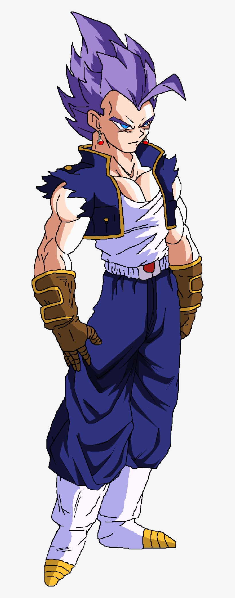 This Is Vegetrunks Potara Fusion Of Vegetacell & Futuretrunks, transparent png