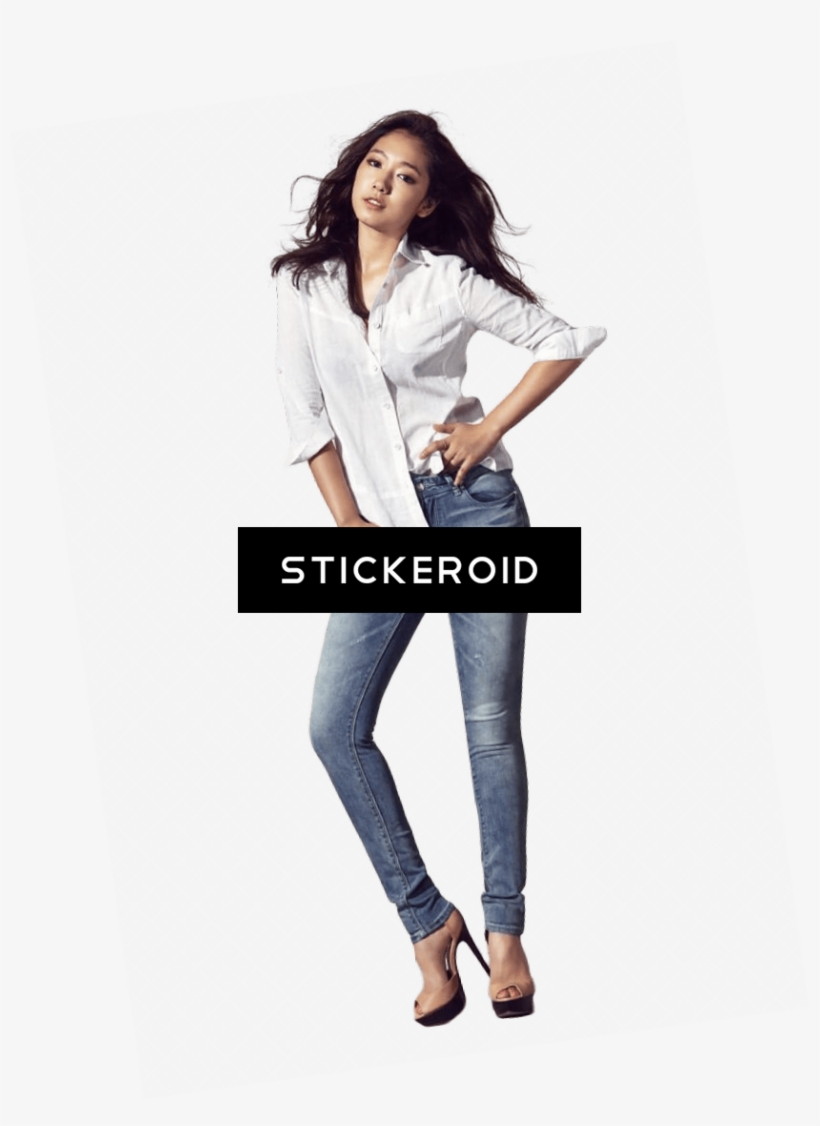 Park Shin Hye Standing, transparent png