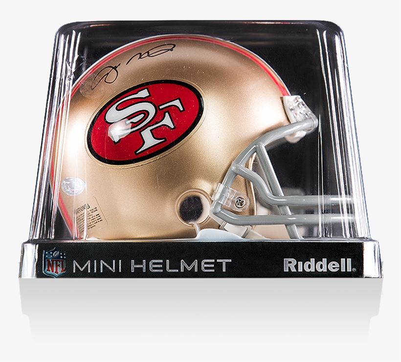 Joe Montana Signed Mini San Francisco 49ers Riddell, transparent png