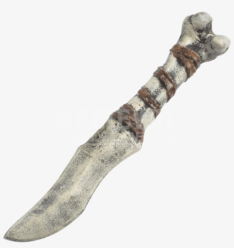 Bone Larp Throwing Knife, transparent png