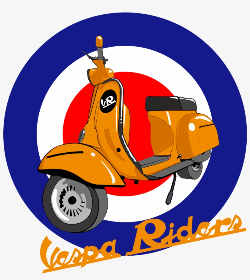 Vespa Riders, transparent png