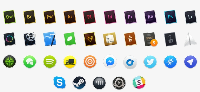 Icons For Mac Os X, Includes System Preferences, Mail,, transparent png