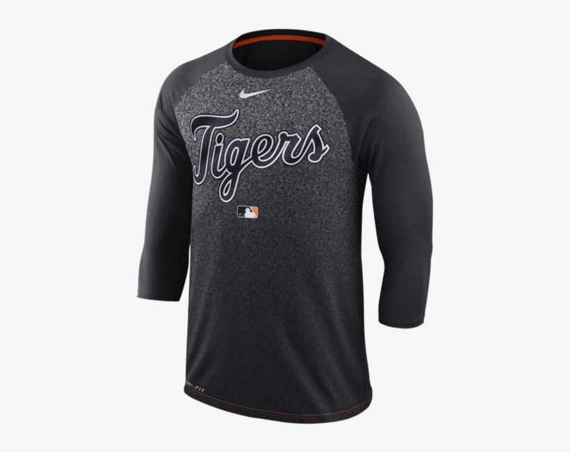 Nike Detroit Tigers Pitch Blue Heather Authentic Collection, transparent png
