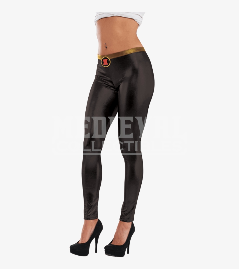 Adult Black Widow Leggings, transparent png