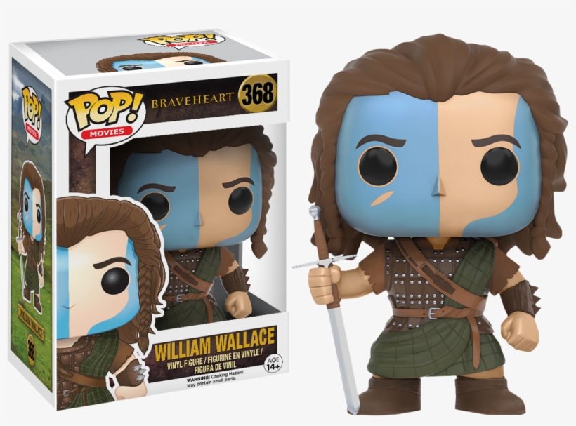 William Wallace Pop Vinyl Figure, transparent png