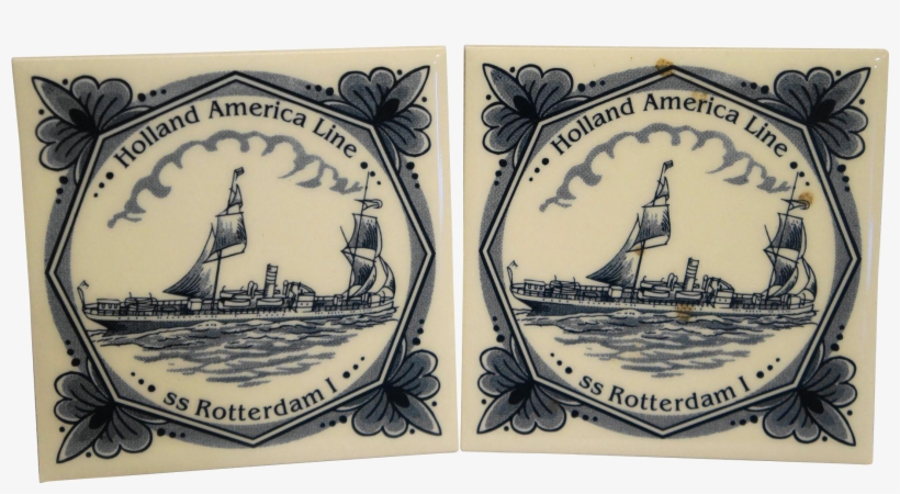 Delft Tile Holland America Line Ss Rotterdam Cruise, transparent png
