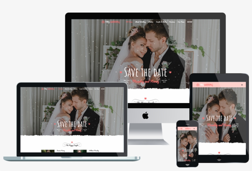 Tpg Wedding Free Marriage Wordpress Theme, transparent png