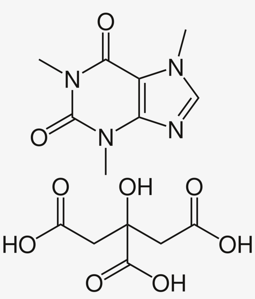 Caffeine Molecule Png, transparent png