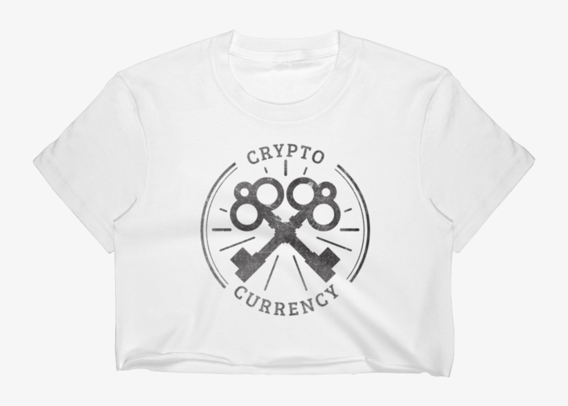 Crypto Major Key Women's Crop Top Whale Apparel, transparent png