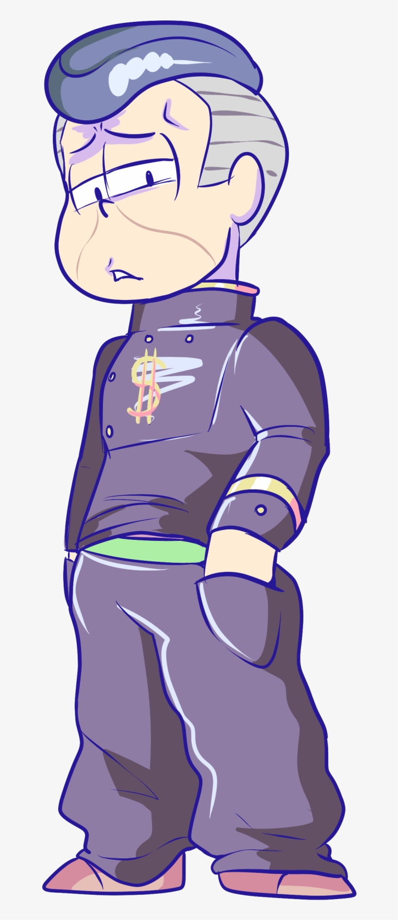 Clothing Fictional Character Purple Nose Male Standing, transparent png