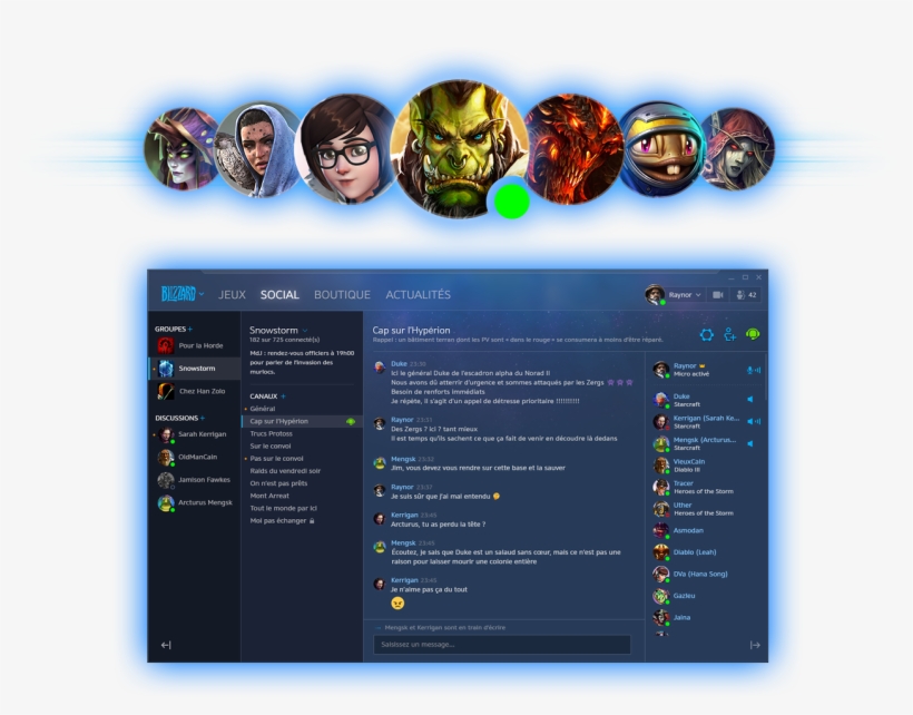 Les Groupes Blizzard Vous Permettent De Rester Connecté, transparent png