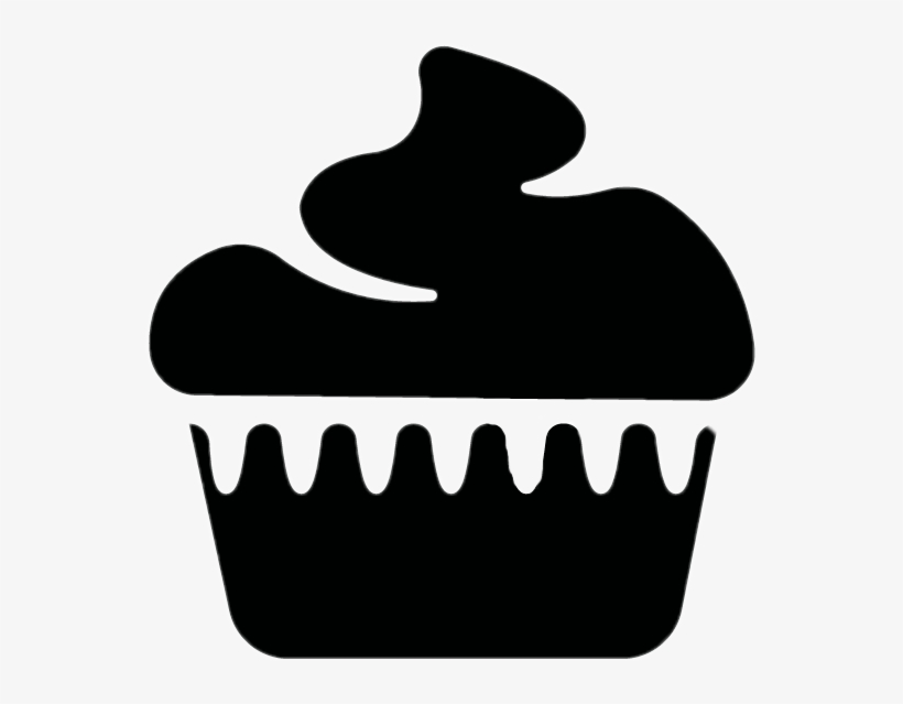 Cupcake Sweet Silhouette Siluet Summer, transparent png