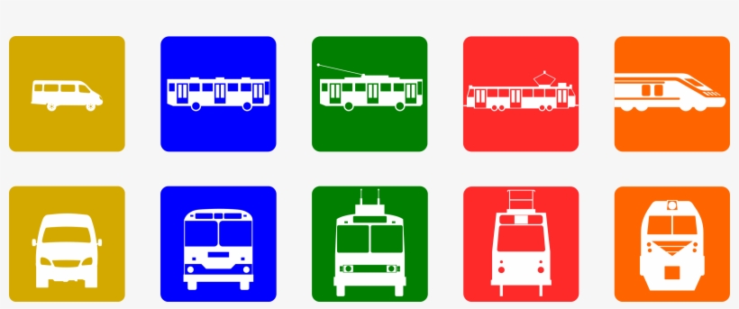 This Free Icons Png Design Of Public Transport Pictograms, transparent png