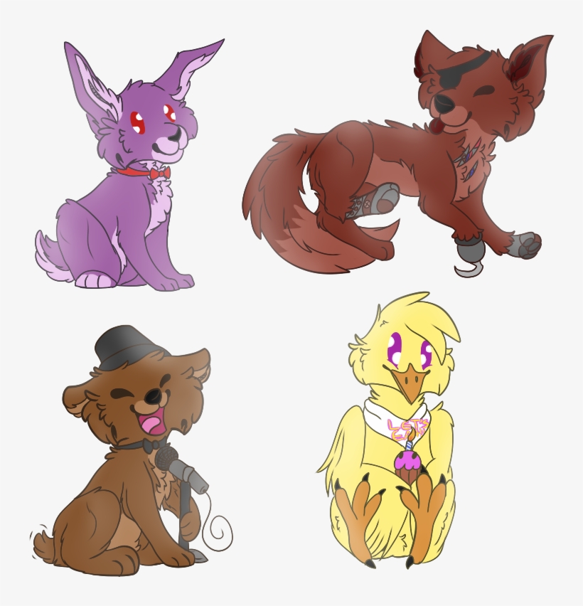 Fnaf Chibis, transparent png