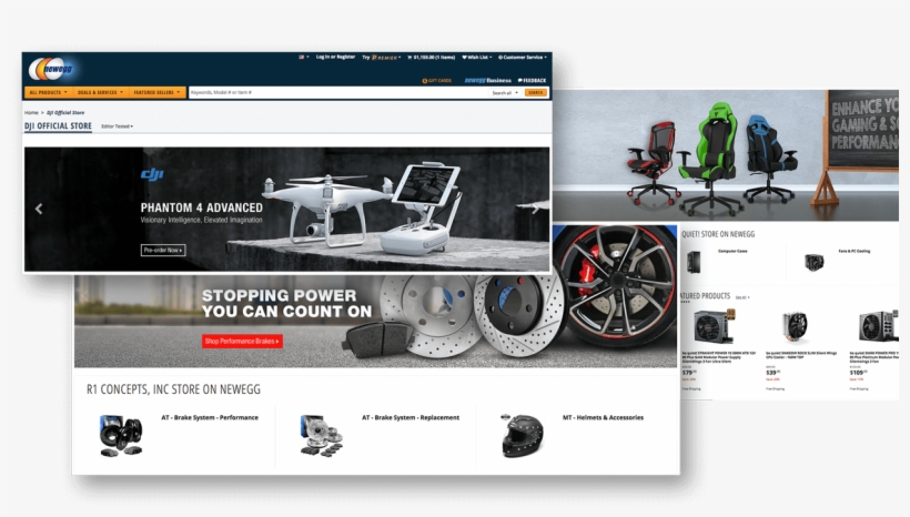 Customize Your Newegg Store Landing Page With Featured, transparent png