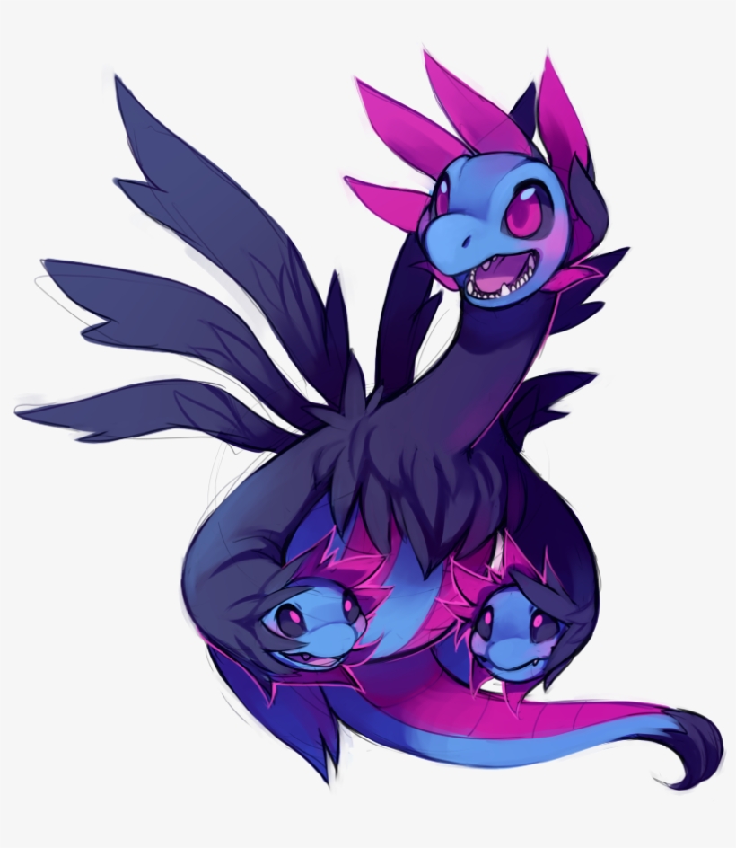 Cute Hydreigon, transparent png