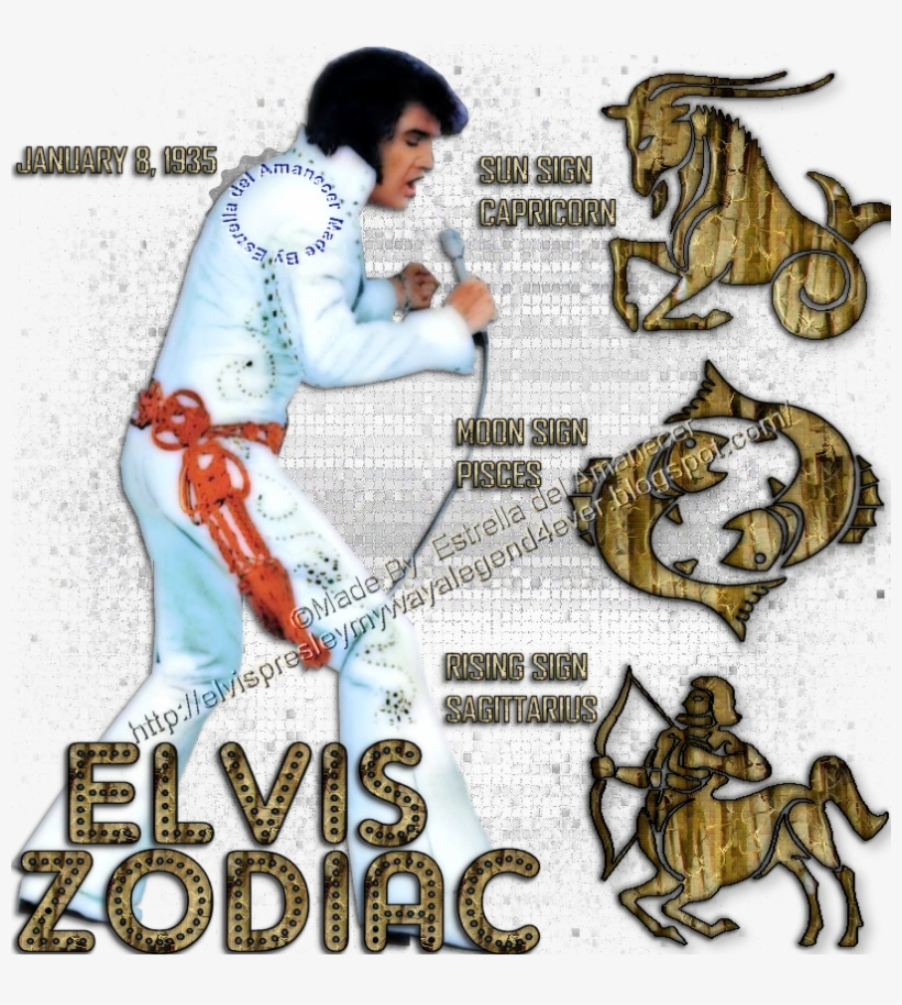 Elvis Presley-zodiac, transparent png
