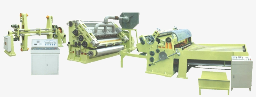 Two-ply Corrugated Paperboard Line, transparent png