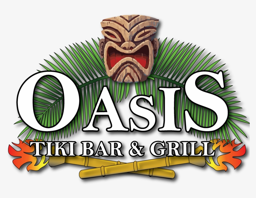 Oasis Tiki Bar And Grill Logo, transparent png