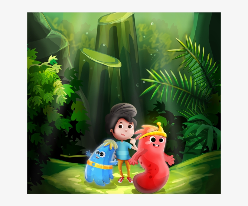 Lovely Children Of The Forest Game Digitalpen Drawing, transparent png