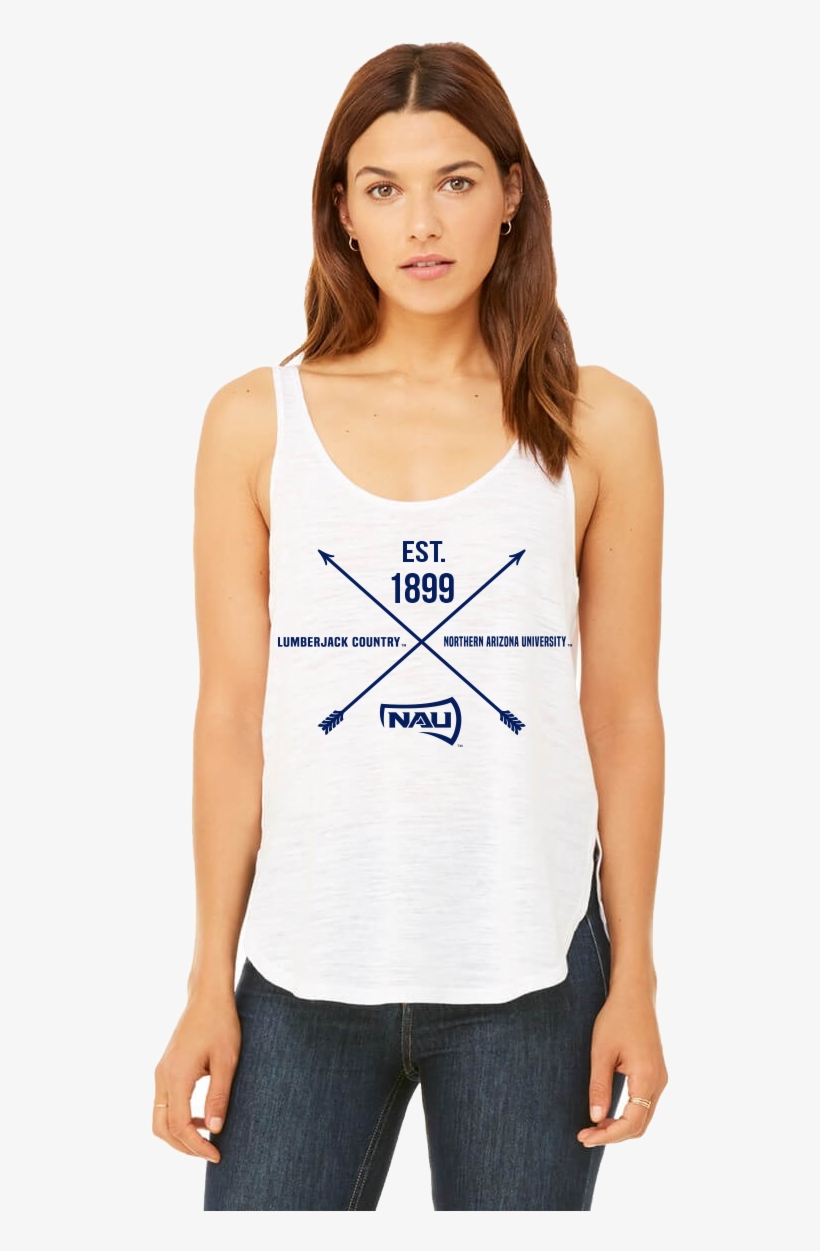 Northern Arizona University Women's Side Slit Tank, transparent png