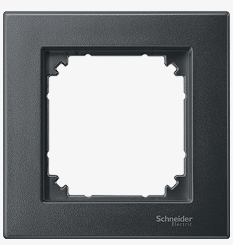 Mtn486114 M Plan Frame, 1 Gang, Anthracite, transparent png