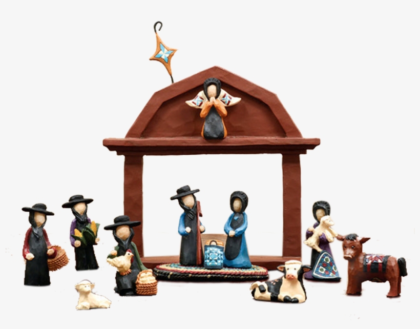 Amish Nativity, transparent png