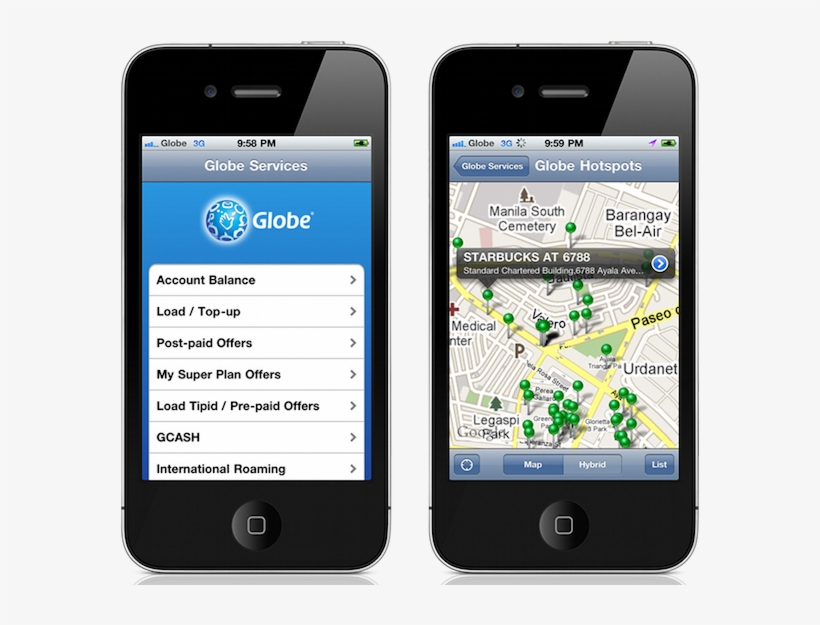 Globe Services For The Iphone Now Available In The, transparent png